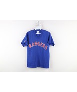 Deadstock Vtg 90s Majestic Boys Large Texas Rangers Baseball Jersey T-Sh... - $54.77 CAD