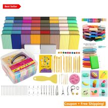 50-Color Polymer Clay Kit for Kids &amp; Artists - Easy Sculpting &amp; Baking - $50.44