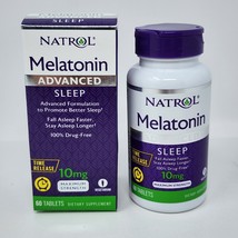 Natrol Melatonin Advanced Time Release 10 mg (60 Tablets) 08/2025 - £7.40 GBP