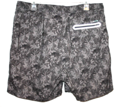 Tommy Bahama Men&#39;s Board Swim Shorts Gray Tropical Print Size XL X-Large Pockets - £14.38 GBP