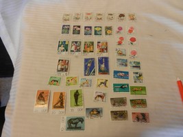 Lot of 45 East Germany Stamps 1974-1976 Mushrooms, Cacti, Coaches, Flowers, More - £31.60 GBP