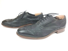 Cole Haan Air Colton Wing Tip Black Oxford Dress Shoes C10028 Men&#39;s Size... - £24.58 GBP