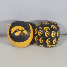 Iowa Hawkeyes NCAA Team Vintage Mini Soft Koosh Plush Ball Collegiate Licensed - £10.63 GBP