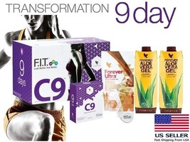 C9 Forever Living Diet Weight Loss Program Aloe Gel Detox Cleanse Chocolate - £72.90 GBP
