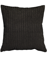 Art Deco Stripes Textured Velvet Throw pillow 20x20, Complete with Pillo... - £74.63 GBP