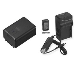 Battery + Charger for Panasonic SDR-S50P, SDR-S50, SDR-S50PC, - £27.55 GBP