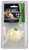 MCDERMOTT GREEN CLOVER BILLIARD GAME POOL TABLE REPLACEMENT CUE BALL