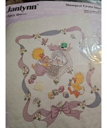 Vtg Janlynn Suzys Zoo Cross Stitch Babys Friends Quilt Kit Crib Cover 38... - €84,64 EUR