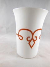 Starbucks Tazo Coffee Tea Cup Mug White 11 fl oz Diamond Scroll 2015 - $13.85