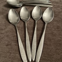 4! Ekco Eterna Custom Stainless Japan Corsair SET Teaspoons Burnished 2 Sets 4 - £14.80 GBP