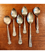 SET 6 VINTAGE MISCELLANEOUS ROGERS TABLESPOONS - $230.94 MXN