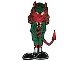 AC/DC Angus Devil 2009 - Shaped Embroidered Sew On Patch Official - Import - $6.35