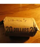 1776-1976 P EISENHOWER BI-CENTENNIAL COINS ROLL OF 20 - $95.00