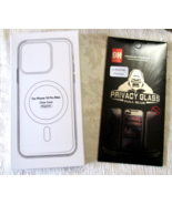Shockproof Mag Safe Case For iPhone 16 Pro Max W/Privacy Glass Screen Pr... - $11.82 CAD