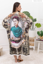 Frida Kahlo Kimono, bohemian kimono - £71.18 GBP