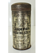 Antique 1915-18 Lightfoot Schultz Co Champion Shaving Stick Tin Pre-Old ... - £80.70 GBP