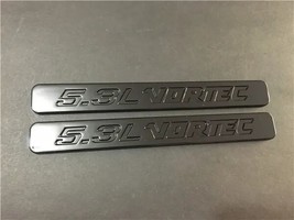1 pair 5.3L VORTEC Emblem  3D Decal 1500 2500hd Silve Truck Black White Red Chro - £83.48 GBP