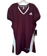 Adidas Men&#39;s Football Jersey Team Maroon White Size L - €34,16 EUR