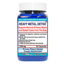 Heavy Metal Detox - Help Remove Lead, Cadmium, Aluminum, Mercury from One&#39;s Body - £23.94 GBP
