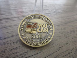 US Army National Guard YOU CAN 2001 Challenge Coin #375U - £6.88 GBP