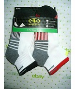 Athletic Works Boys Ankle Socks 7 Pair Size SMALL 4.5-8.5 NEW White Blac... - $275.59 MXN
