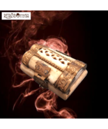 Snuff Box Inlaid and Perforated Bone Snuff Box Antique Brass Inserts - $1,269.07 MXN