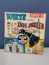 Vintage Super 8 Popeye Sailor Man Triple Feature Black White Silent Olive - £19.50 GBP