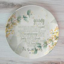 Eucalyptus Personalised The Giving Plate Set of Four - $137.95