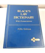 Black&#39;s Law Dictionary 5th Edition Pronunciations 1979 Hardcover West Pu... - $43.00