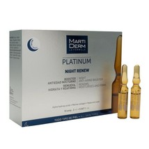 MartiDerm~Platinum~Night Renew~10 Ampoules/2 ml~Promotes Cell Renewal~Qu... - $62.99