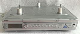 Sony ICF-CD543RM FM/AM Cd Player Under Cabinet Clock Radio Mega Bass - £58.14 GBP