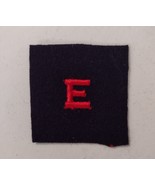 USN BATTLE EFFECTIVENESS AWARD  &quot;E&quot;  RED ON BLACK WOOL NOS :KY21-1 - €4,09 EUR