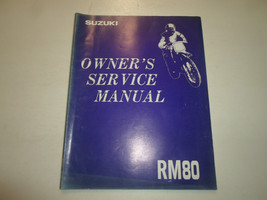 1993 Suzuki RM80 Owners Service Manual Stained Worn Factory Oem Book 93 Deal - $25.04
