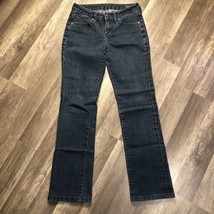 Jag Jeans Womens 2 Low Rise Bootcut 28 x 29 Blue Dark Wash Stretch J1703... - $25.00