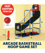 SyncFun Arcade Basketball Hoop Game Set w/ 4 Balls&amp;Pump Indoor Outdoor K... - €47,06 EUR