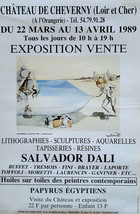 Dali - Original Exhibition Poster - Cheverny - Affiche - Rare - 1989 - £104.70 GBP