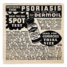 1944 Lake Labs Dermoil Psoriasis Lotion Advertisement Skin Care Medicine... - $19.53 CAD