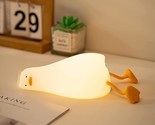 Led Lying Flat Duck Night Light, 3 Level Dimmable Nursery Nightlight,Cut... - $31.99