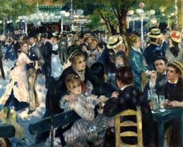 Giclee Renoir Dance At Le Moulin Paris France   Print Canvas Painting - £8.28 GBP+