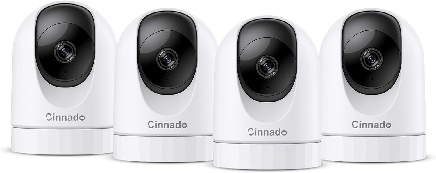 2K Home Security Cameras-2.4Ghz Wifi Indoor Camera With 360° Motion, D1 4P - $90.98