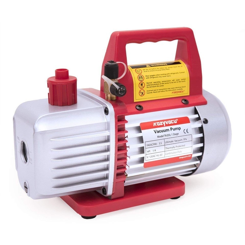 High-Performance Single-Stage HVAC Vacuum Pump 3.5CFM - Ideal for AC Repair Item image 3