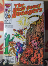 West Coast Avengers #17 1st Dominus Sunstroke Butte Gila &amp; Cactus 1987 Comic Vtg - £3.68 GBP
