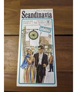 1965 Scandinavia Denmark Sweden Norway The Fjords Travel Brochure - €17,19 EUR