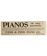 Ivers And Pond Piano 1894 Advertisement Victorian Musical Instrument 1 A... - $27.56 CAD