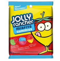 4 bags of New JOLLY RANCHER Misfits Gummies Candy 6.41 oz each Free Shipping - $28.06