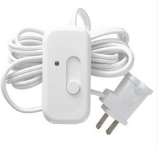 Power Cord with Dimmer Switch White - $33.99