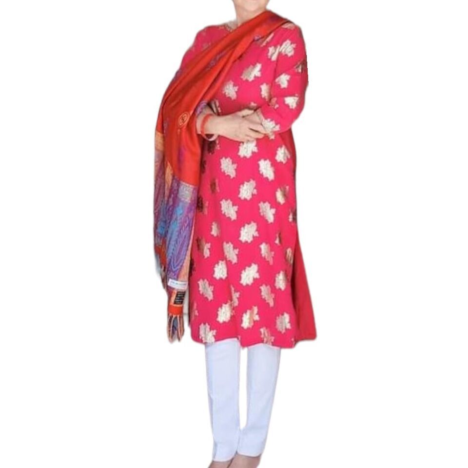 2pc Women&#39;s Indian style Kurta Tunic &amp; Pant Set Size M (6) - $28.00