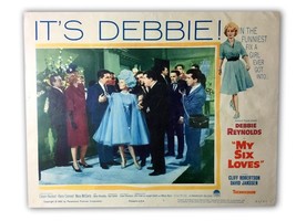 &quot;My Six Loves&quot; Original 11x14 Authentic Lobby Card Poster Photo 1963 Reynolds - £27.14 GBP