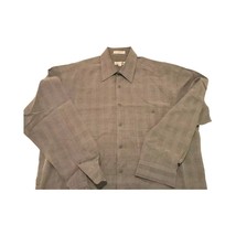 Pierre Cardin Men&#39;s Shirt Grey Long Sleeve Button-Up - £27.45 GBP