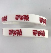 NEW Lot of 2 Toys For Tots Marine Foundation Wristband Silicone Bracelets - £5.44 GBP